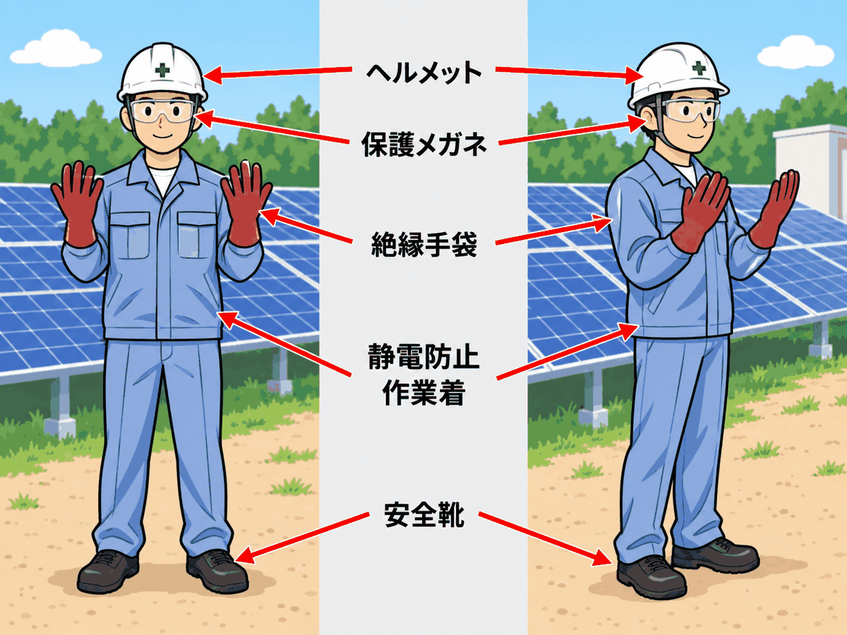 点検時の服装