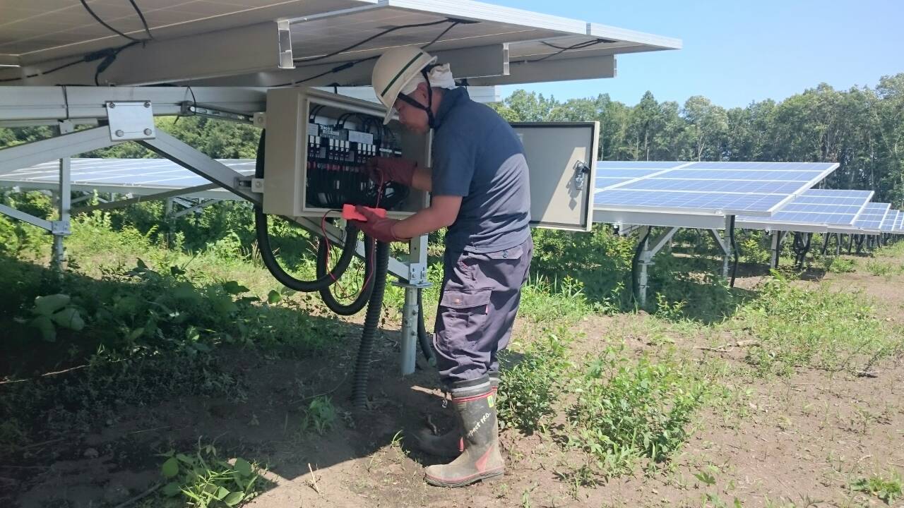ソラメンテ Zのストリング点検作業